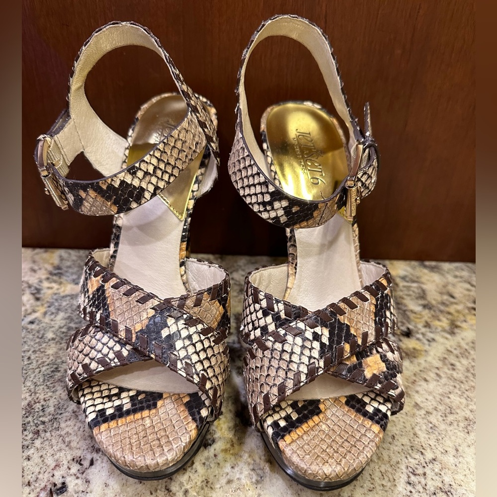 Michael Kors The Jet Set 6 Python Snake Leather S… - image 4